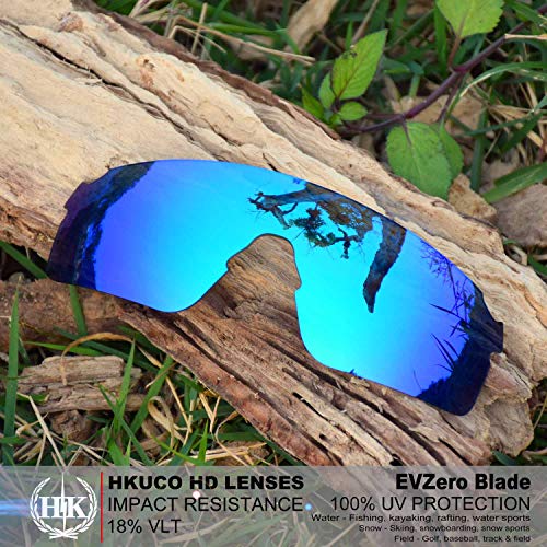 Écran de rechange Oakley EV-zero Blades haute définition rouge et noir - 3