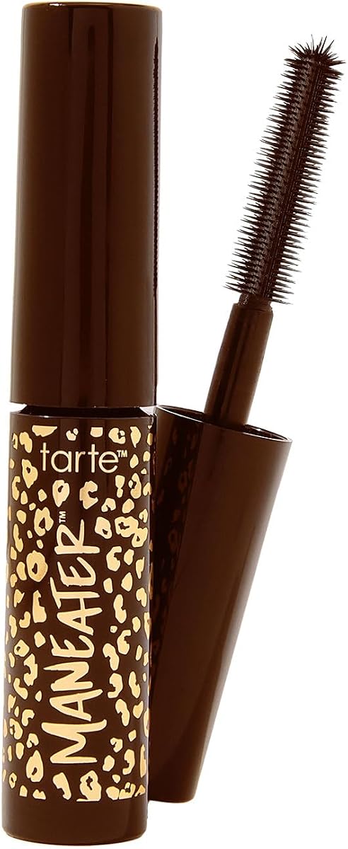 Máscara de pestañas Tarte Maneater: rizo extremo, volumen y longitud instantáneos, maquillaje de ojos ultracremoso de larga duración de 16 horas