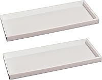 Vista 21 de Bandeja de Encimera y Tocador - 2 Piezas (11" y 7") Bandejas de Silicona Irrompibles para Cocina y Baño para Encimera, Bandeja para Dispensador
