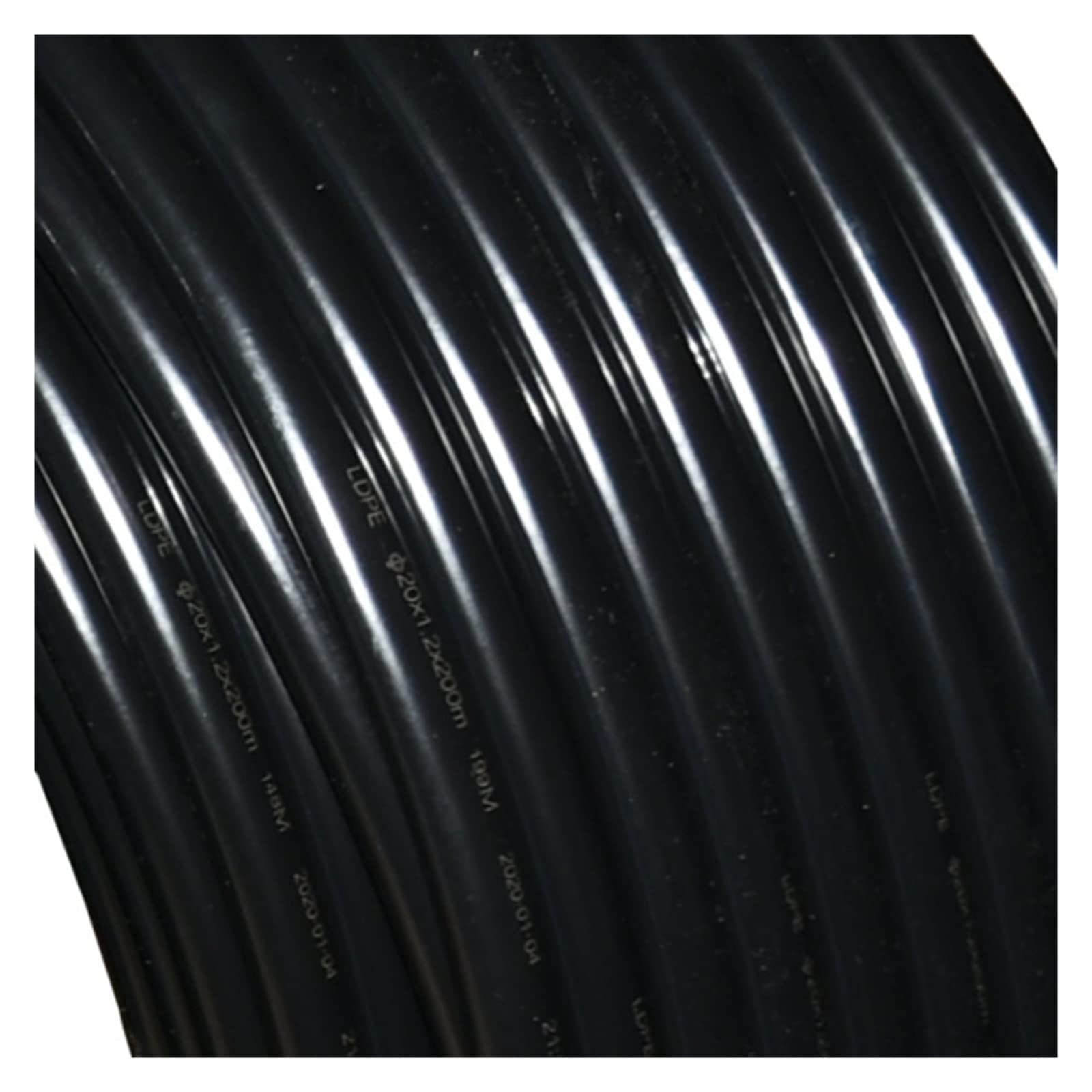 16 mm 20 mm PE-Rohr 5/8 Zoll DN15 mit Hahn LDPE-Rohr Gartenbewässerung Gewächshaus-Bewässerungsschlauch 10 m 15 m Lucky (Color : 16PE x10m x 3I4)