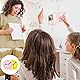 BEIMEIII 2 Stück Lernuhr Kinder Grundschule Uhr Lernen Kinder Uhrzeit Lernspiel Uhr und Zeit 12/24 Stunden Gelb und Rosa Schüleruhr 10 * 10cm für Lernuhr Grundschule Familie Lernmittel