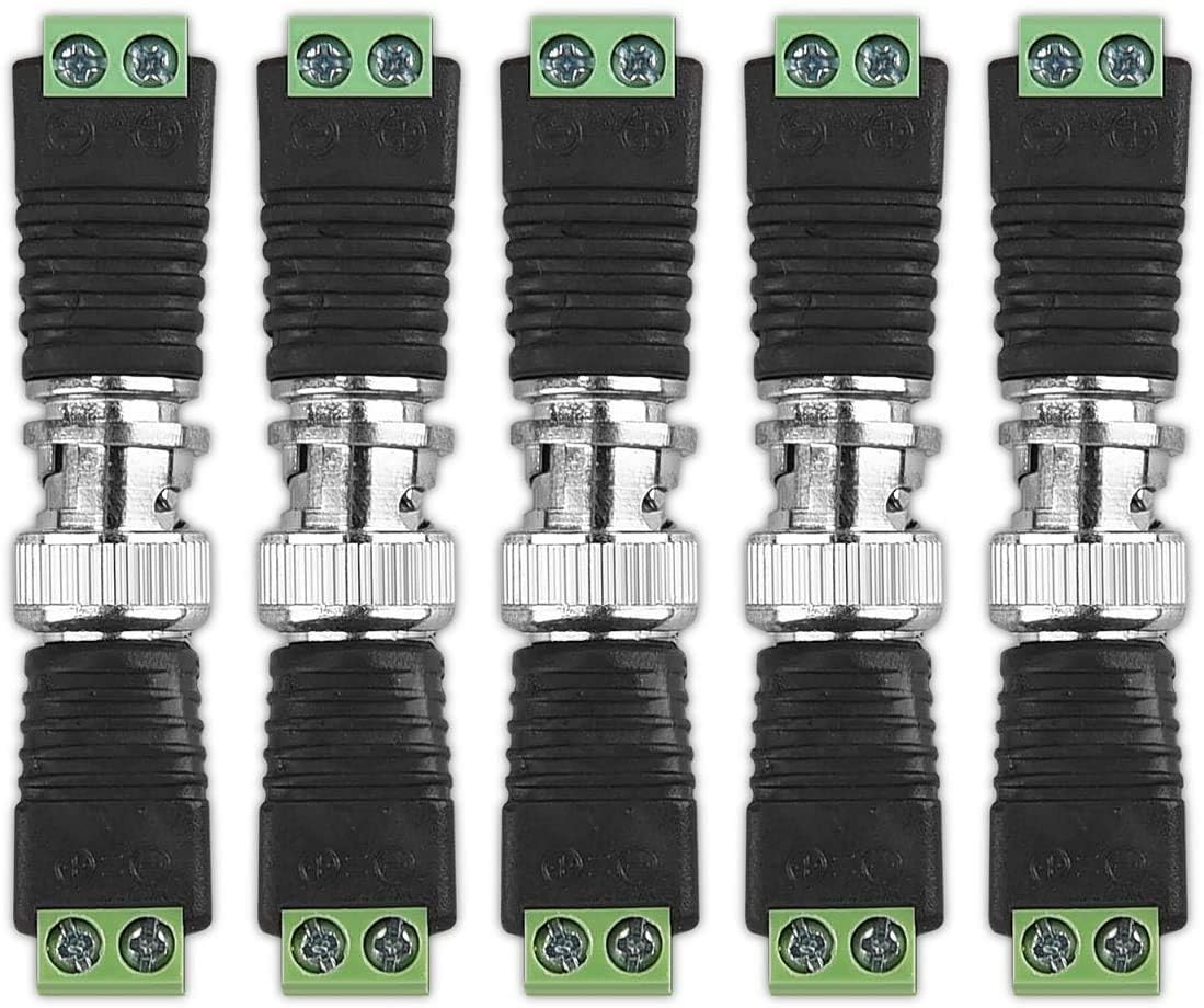 Mak World BNC Male Connector Screw Type (Green) for CCTV Camera Pack of 100-image-14