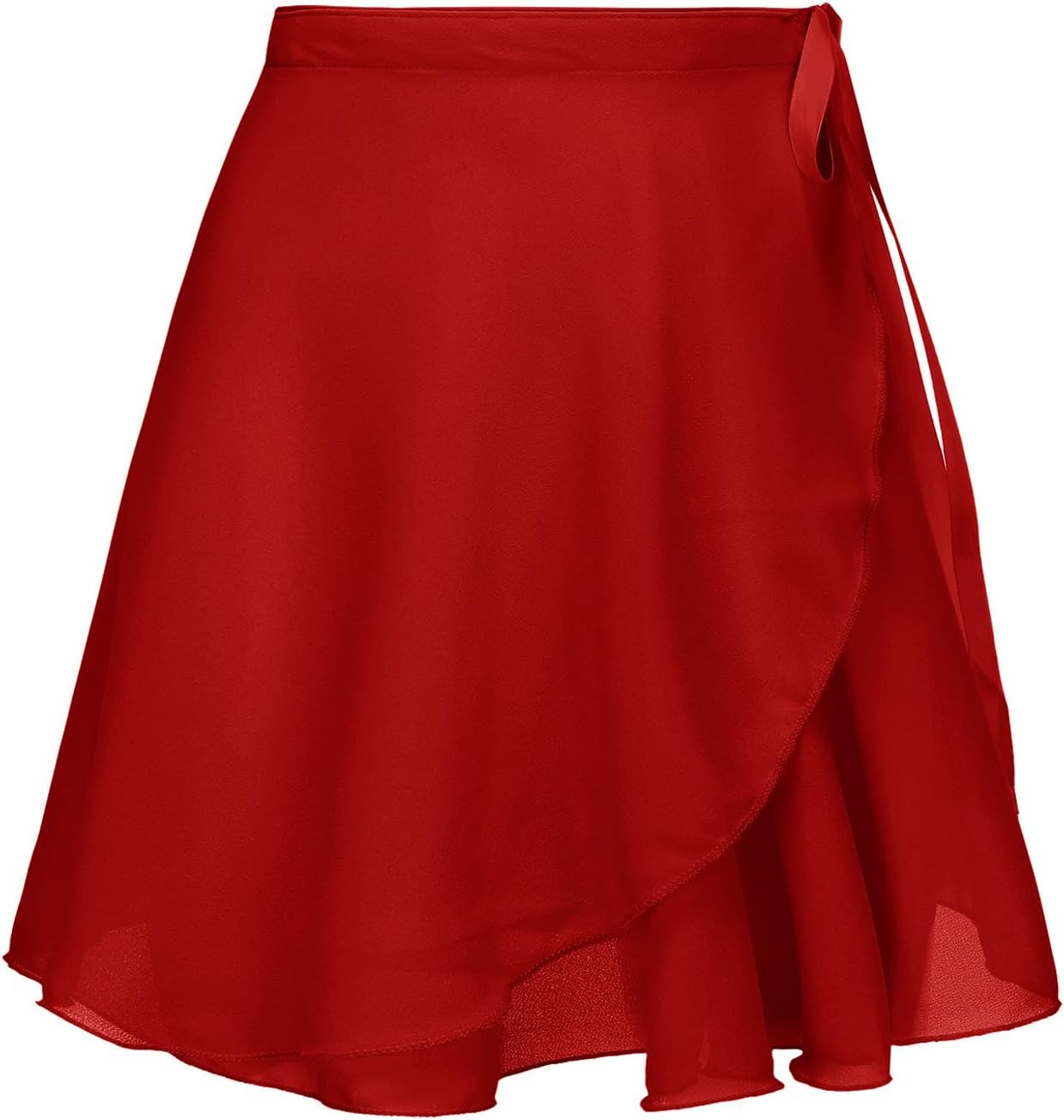Ballet Skirt for Women Ballet Wrap Skirt Sheer Dance Costumes with Adjustable Waist tie for Adult Ladies Big Girls