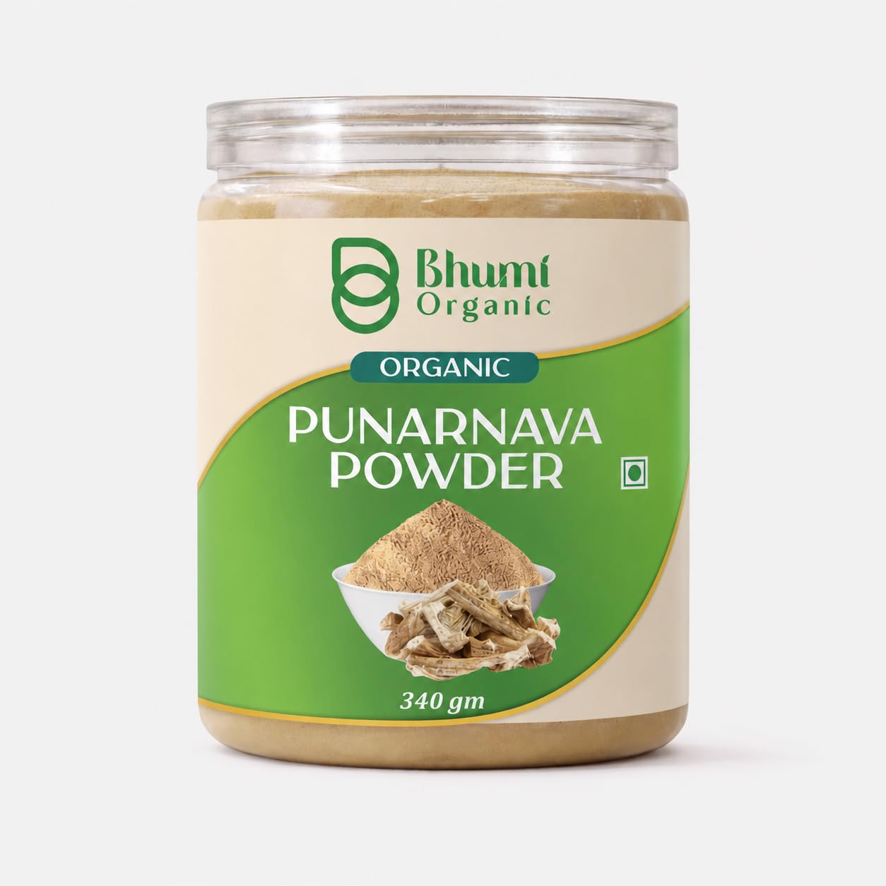 Bhumi Organic Ayurveda Punarnava Powder for Kidney Rejuvenation 340 gm