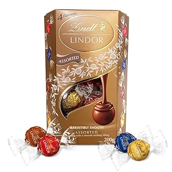 Amazon.co.jp: Lindt - Lindor - Assorted Cornet - 200g : 食品