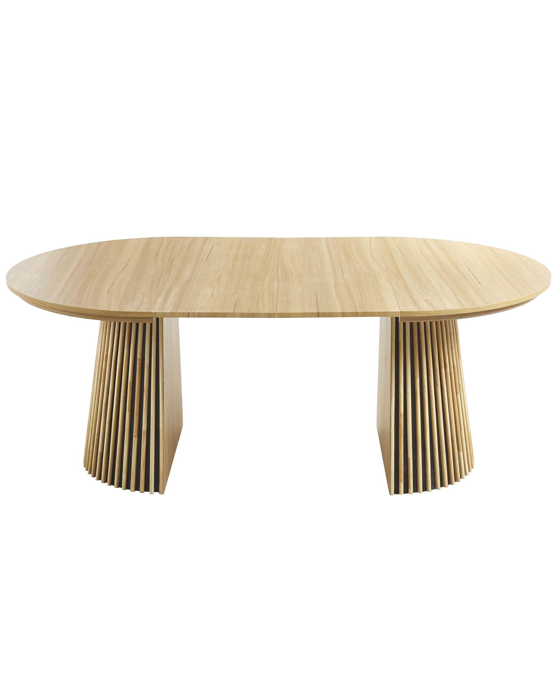 Home Heavenly®Mesa Comedor Redonda Extensible Kena Mesa salón de 120 cm hasta 200 cm
