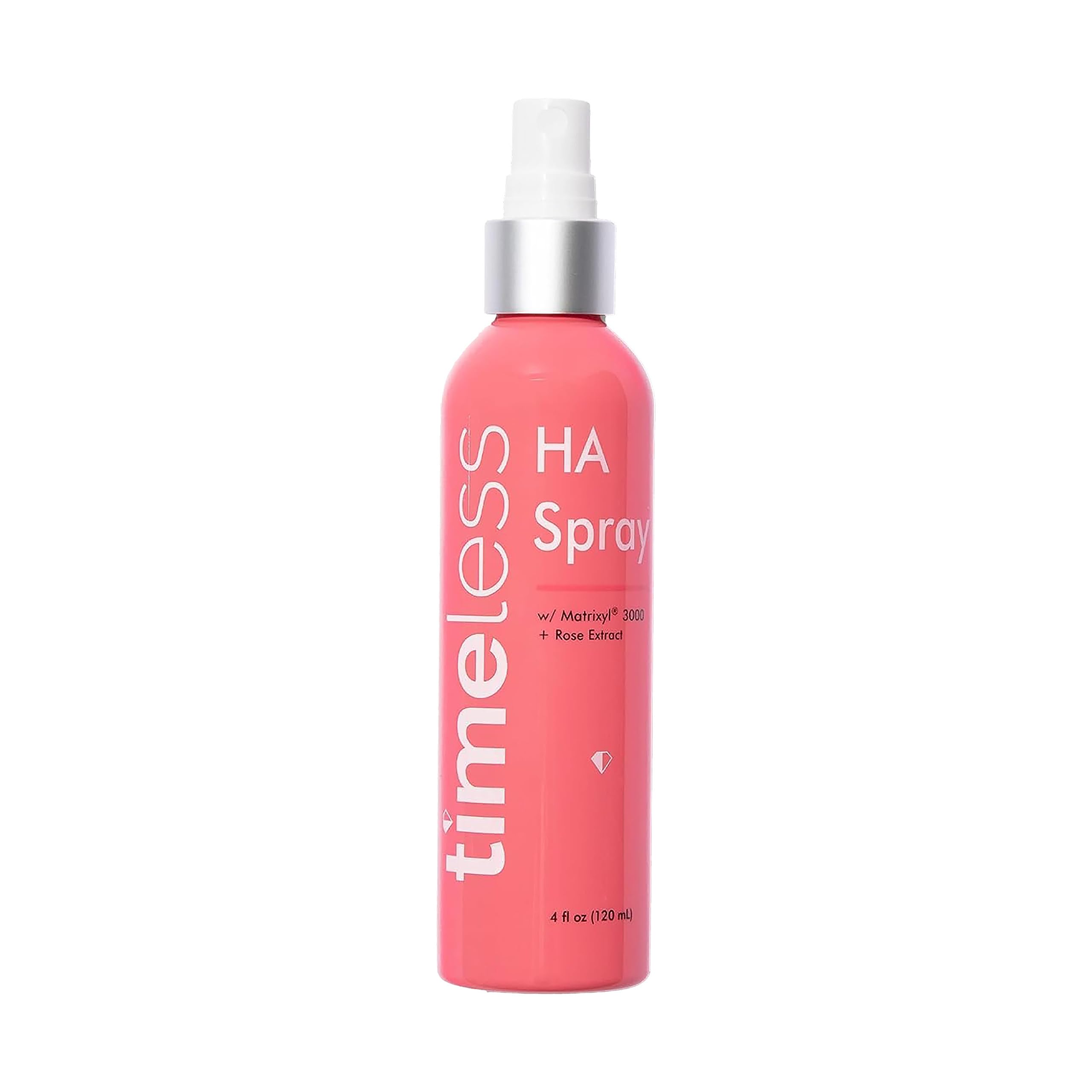 Timeless Skin Care HA Matrixyl 3000 with Rose Spray - Skin Mist with Hyaluronic Acid - Fragrance-Free Hydrating Face Spray - Soothing Matrixyl Skin Care Mist - 4 oz