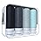 Zafit Travel Bottles for Toiletries, TSA Approved Travel Containers 3oz Leak Proof Travel Tubs Refillable Liquid Travel Accessories for Shampoo Conditioner Lotion Body Wash(Multicolored A)
