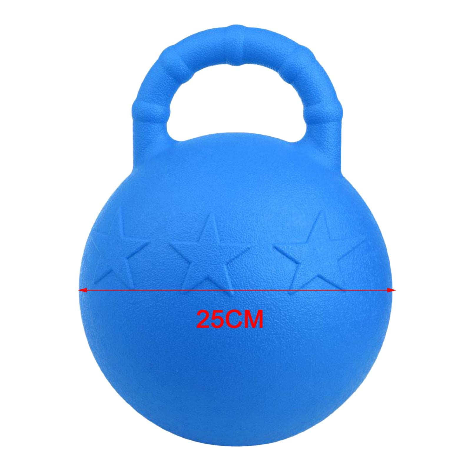 Juguete para Caballos Pelota de Goma Robusta con de Frutas Forma Jugable con Asa Adecuada para Ejercitar Animales Domésticos en