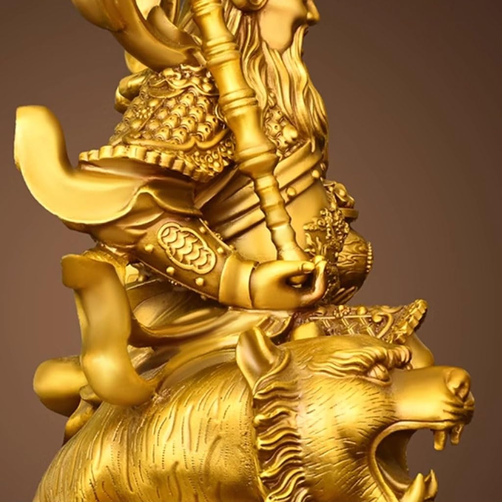 RLKHXBS Buda Sala de Estar adoración para el hogar Figura Pura Figura de latón