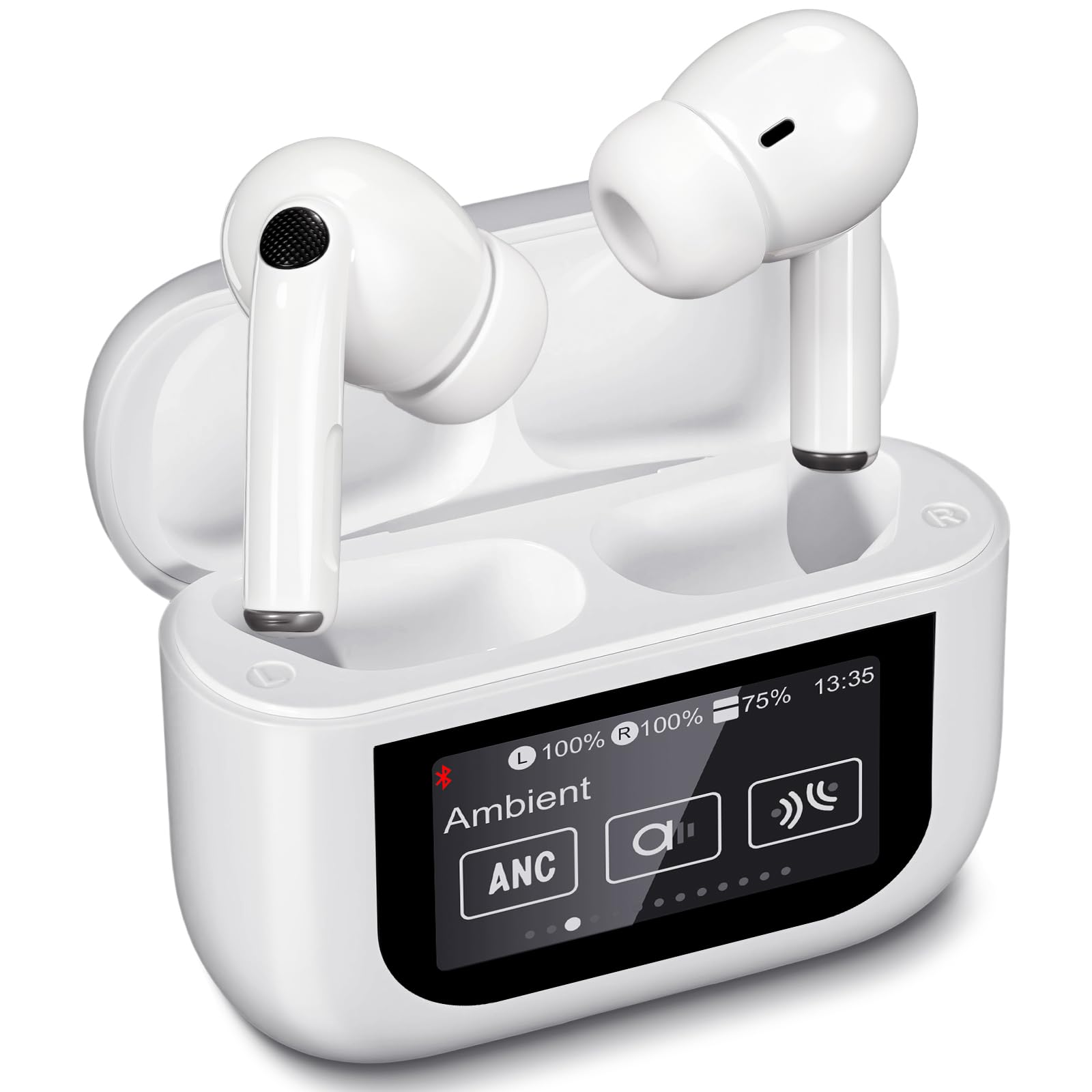 Bluetooth Kopfhörer mit Touchscreen, In Ear Kopfhörer Kabell