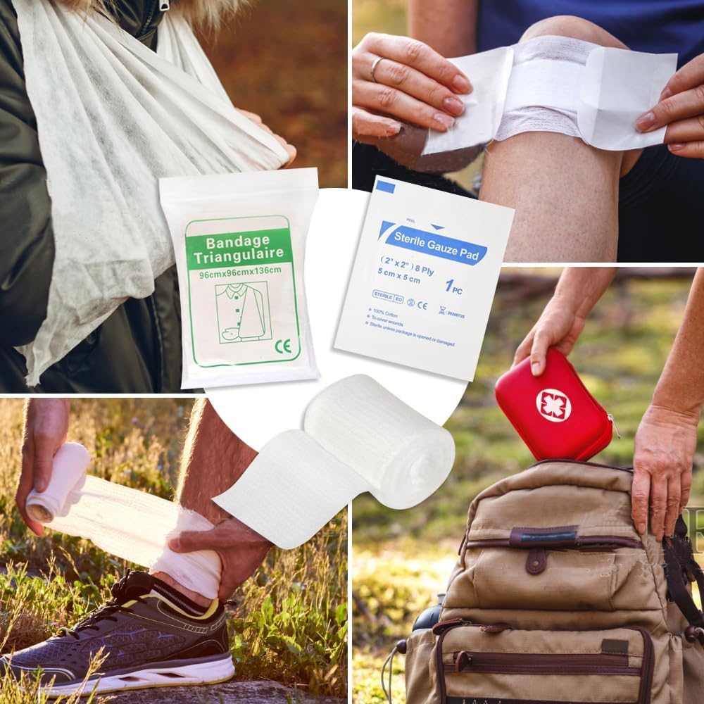 First Aid 400 Piece First Aid Kits Emergency Kit Outdoor Gear›Camping & Hiking›Safety & Survival Kit — view 5