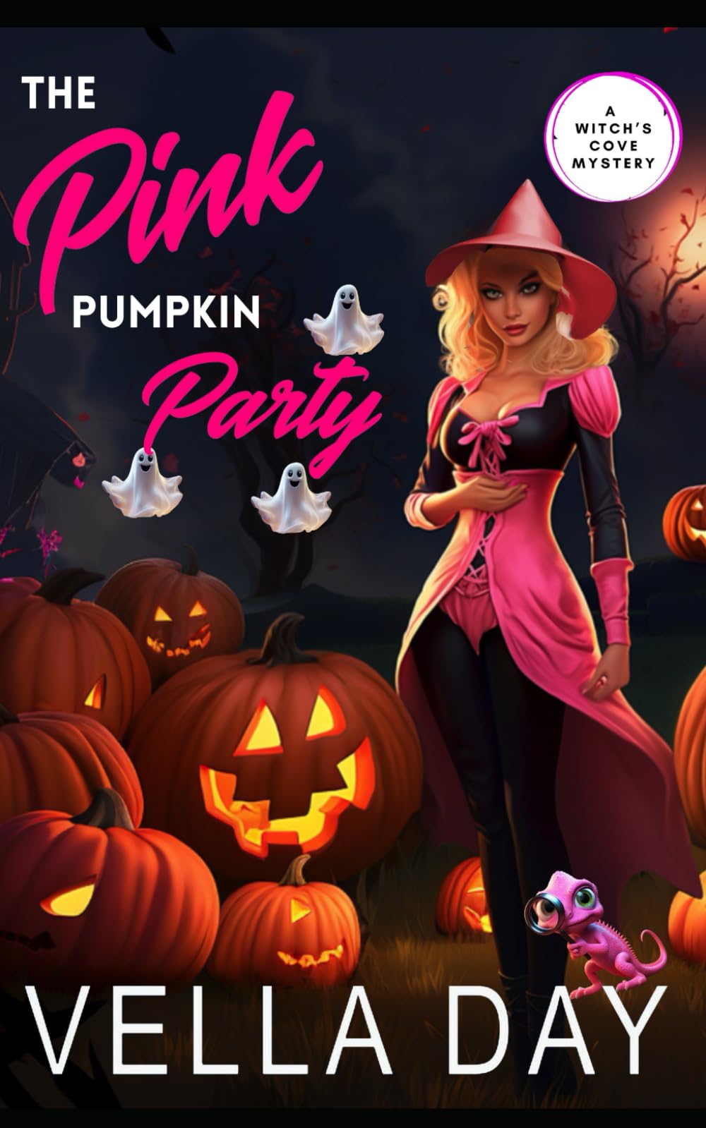 The Pink Pumpkin Party: Paranormal Cozy Mystery (A Witch's Cove Mystery)