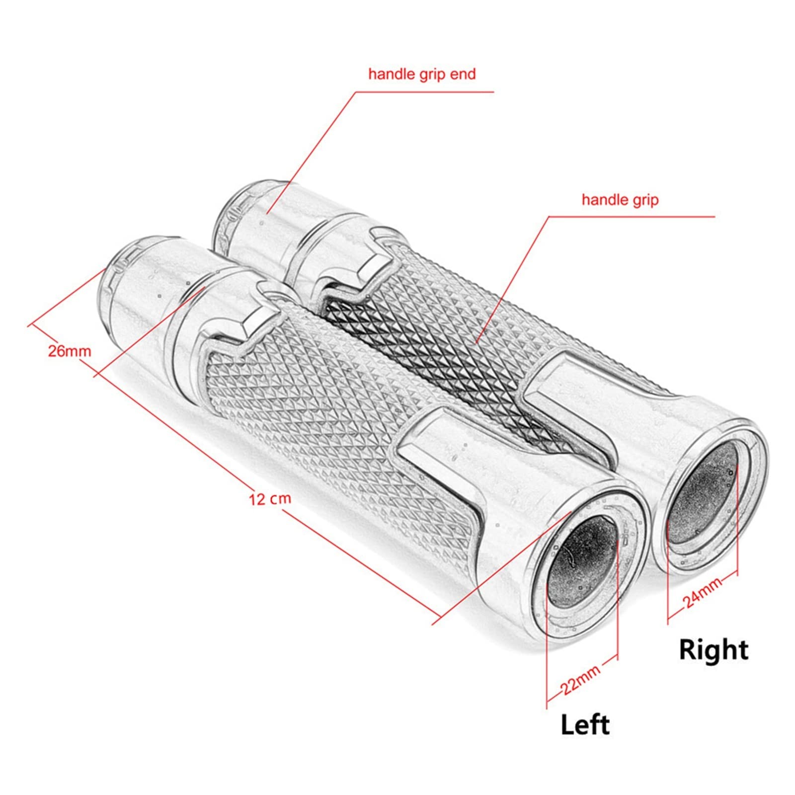 For Suzuki AN200 AN250 AN400 AN650 Burgman AN 125 250 400 650 Motorcycle Non Slip Handlebar Grips Throttle Rubber Hand Bar Grips