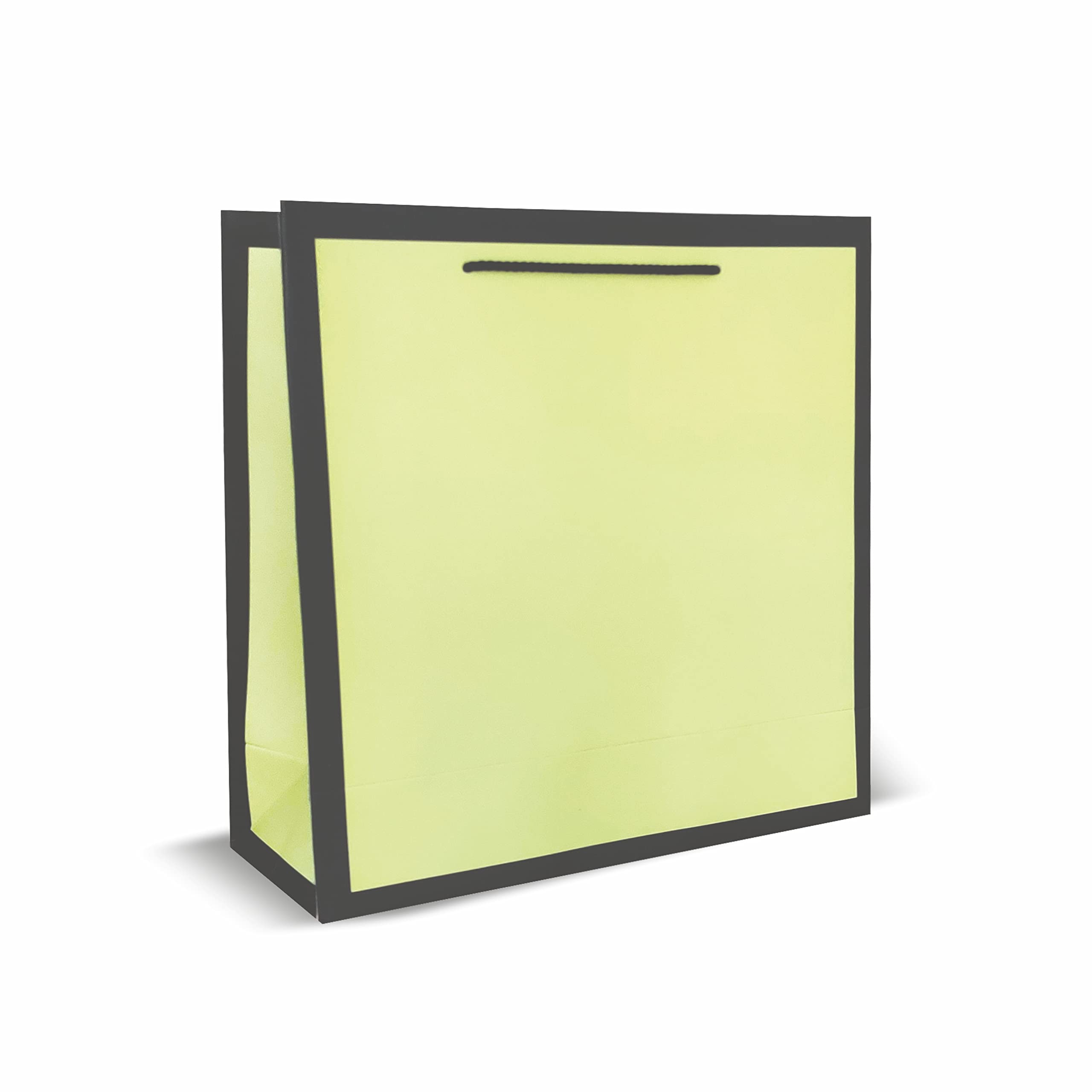 VESTTA -ELEGANCE REDEFINED Paper Gift Bag, 12 Inch (L) X 4.5 Inch (B) X 12 Inch (H), Plain Pastel With Black Border For Weddings, Birthdays, Diwali, Christmas With Gift Tags (Large, Green) (B0B8SRVLYM) Amazon Price History, Amazon Price Tracker