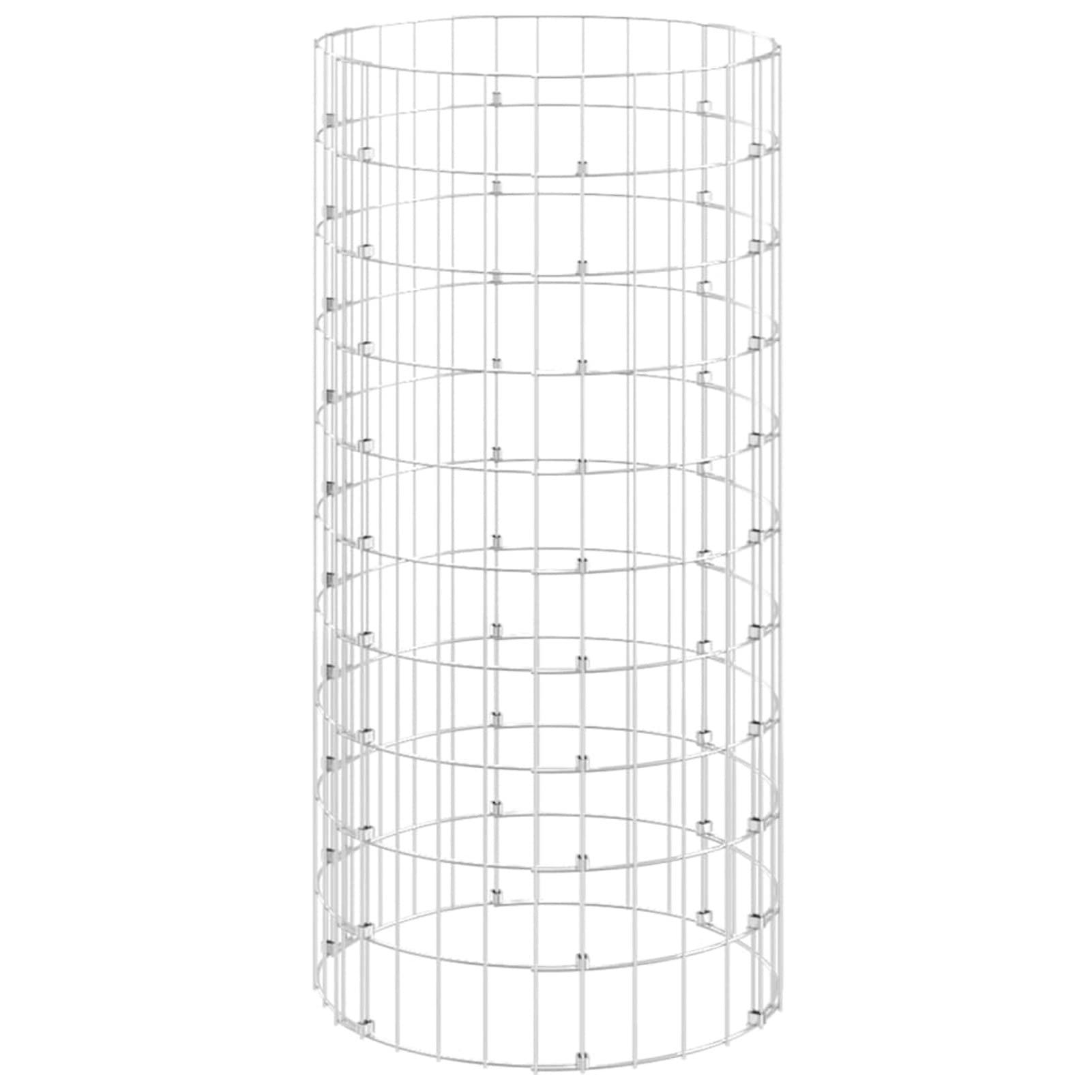 Compostador de jardín Acero galvanizado Ø50x100 cm, Compostadora Organica Jardin, Vermicompostador, Composteras Huerto, Compostera Domestica