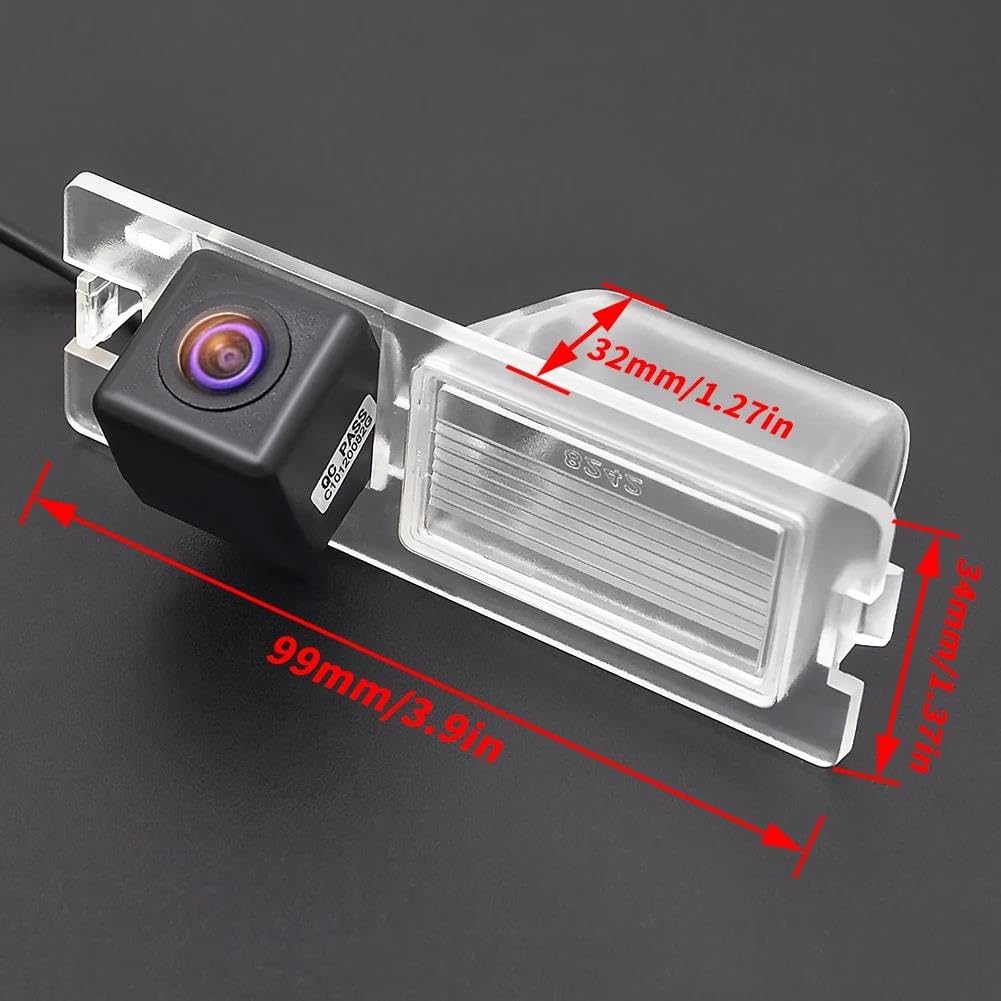 Camara Marcha Atras Coche Cámara Aparcamiento Coche Cámara Visión Trasera 3D 5D para Fiat para Grande para Punto para EVO para Avventura Cámara Trasera Ángulo Ancho