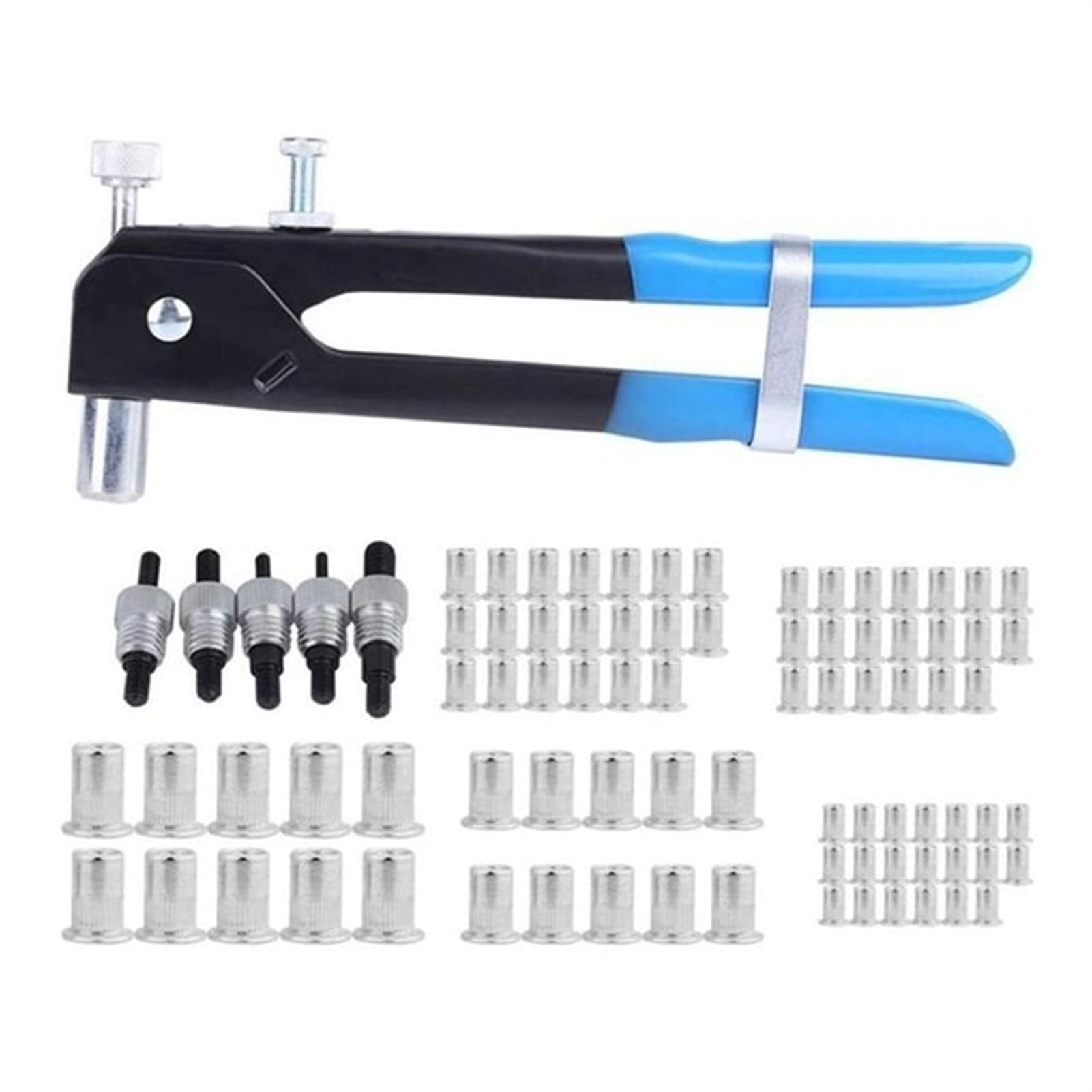 Outils nut rivet riveteuse kit M3-M8 avec pince à écrou rivnut et inserts