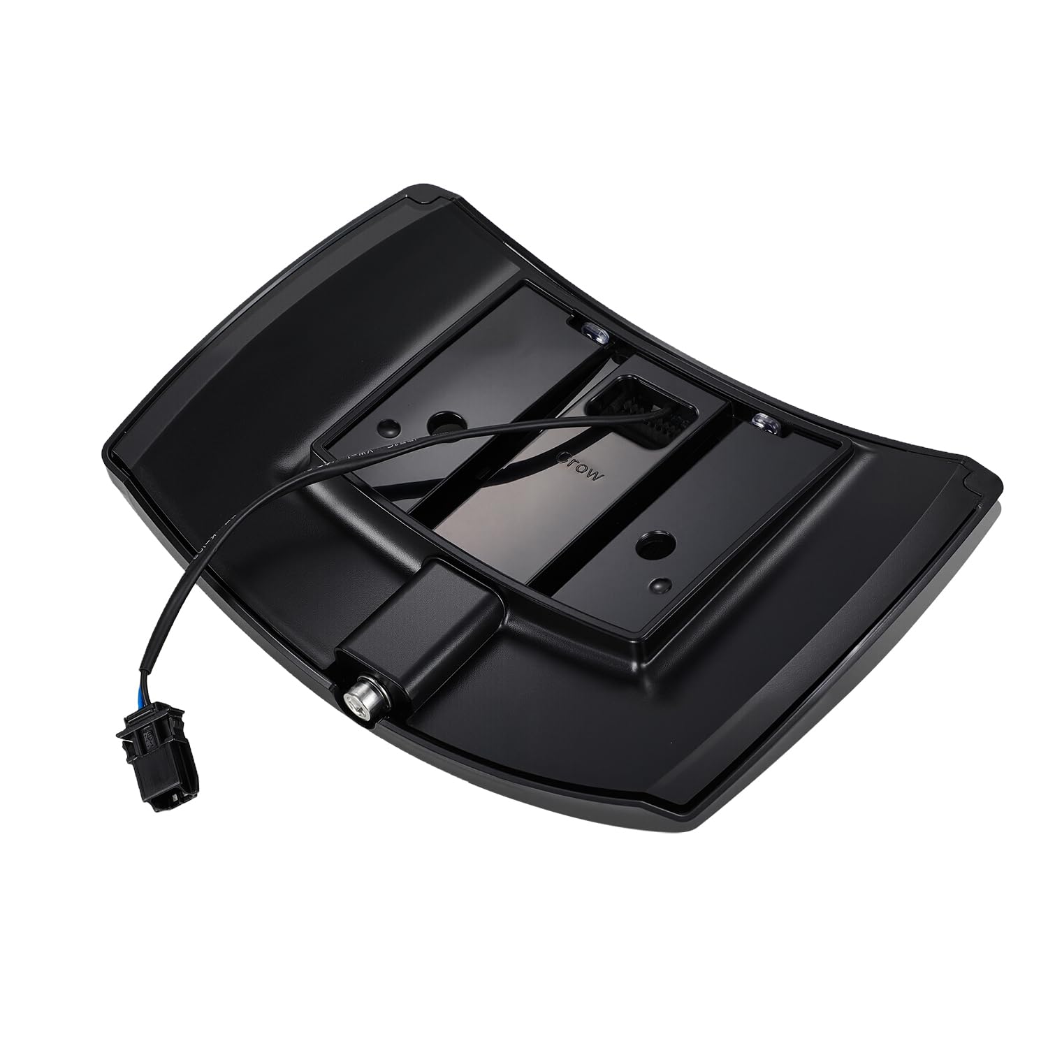 Kit Combinado de Marco de matrícula LED Curvado (Negro)