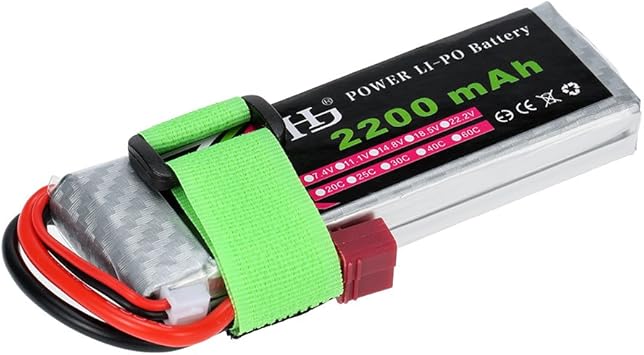 GoolRC 7.4V 2200mAh 25C 2S LiPo Battery 