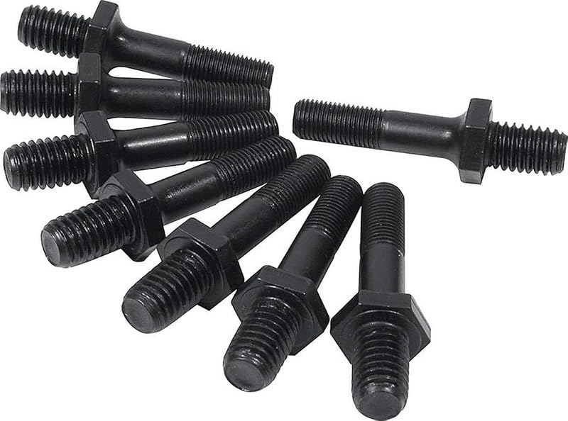 Prisioneiro do balancim do motor Allstar Performance ALL90230 3/8-24 x 6,03 cm para Chevy small block – Kit com 8 unidades