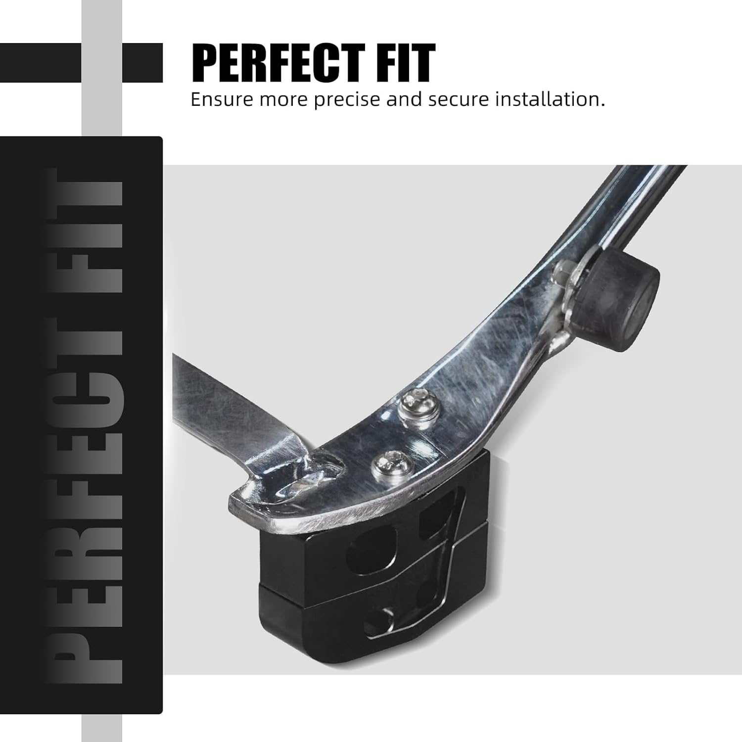 NICECNC Kickstand Lift Block 1" / 2" & Black Gear Shift Lever Peg Compatible with Harley Road King Special FLHRXS 2017-2022, Street Glide FLHX 2006-2023, See Fitments