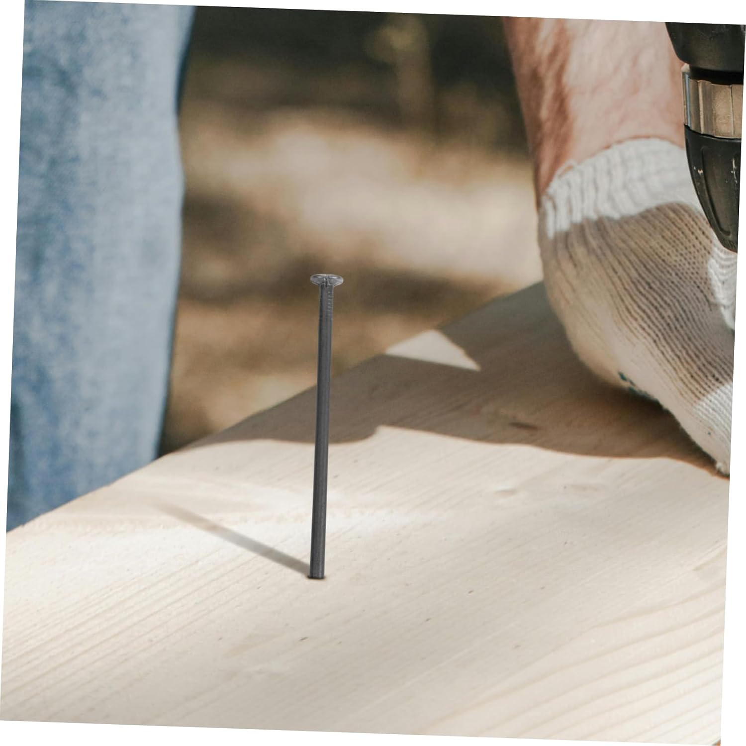 Amosfun 500G Heavy Duty Woodworking Nails Fence Door Frame Nails for Efficient DIY Projects Versatile and Easy to Use Wood Nails for Home and Workshop
