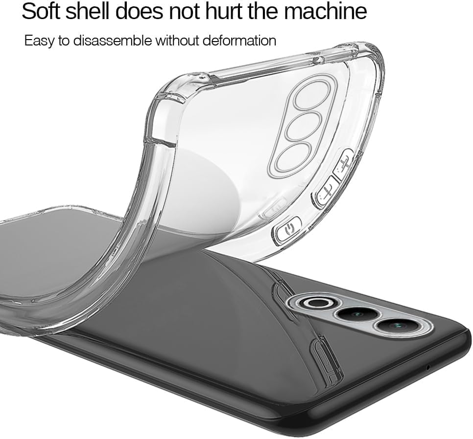Image of Tremolite Crystal Clear Anti-Yellowing Case for OnePlus Nord 5 5G Thin Transparent Cover, Soft Silicone Bumper