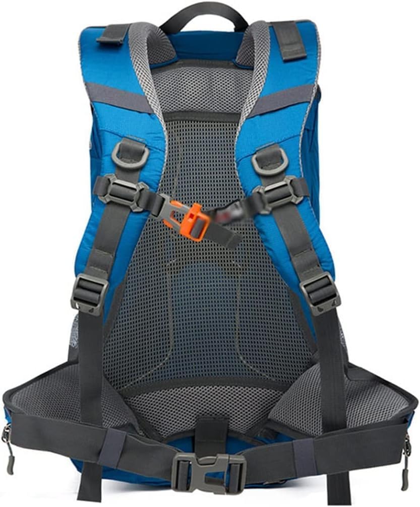 40L Men's Backpack Mountaineering Bag Hiking Outdoor Backpack Mountaineering Sports Bag(Argento)