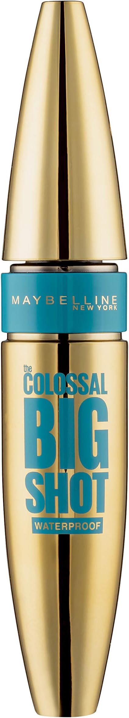 New York Mascara for Volume, Waterproof, Volum'Express The Colossal Big Shot, Leather Black Waterproof, 9.5 ml