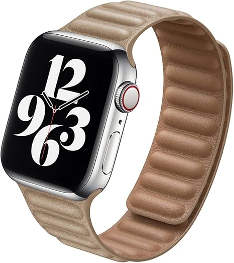 Descuento MAIKES Original de la Banda de Cuero para Apple Watch Bucle 44 40  42 38 mm de Genuino cuero de Vaca Pulsera hecha a Mano de iWatch Correa de  Todas las