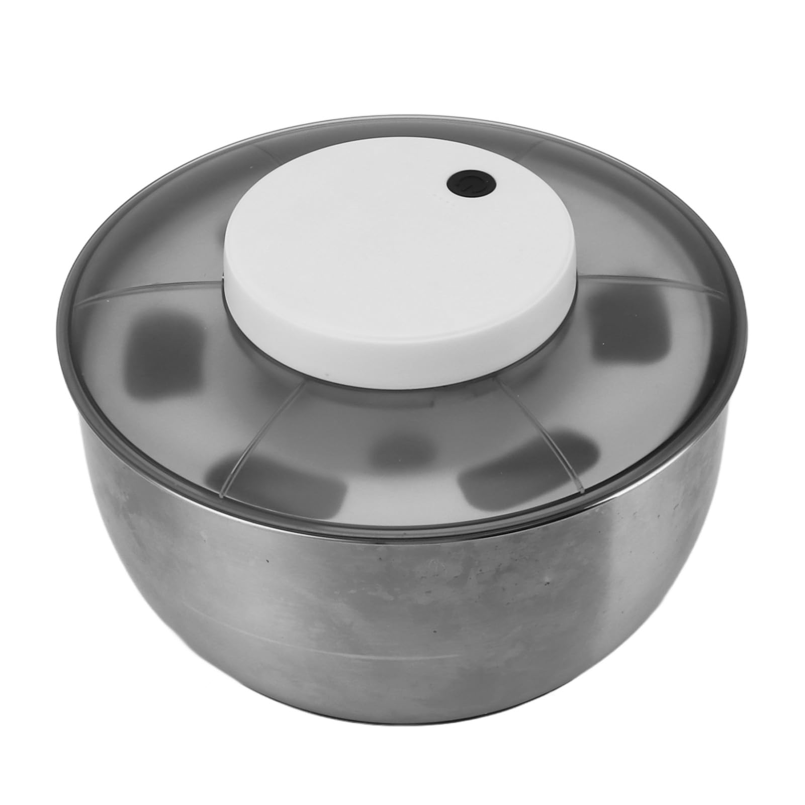 Cryfokt Electric Salad Spinner, Automatic Salad Rotator Quick Drying, Rechargeable Fruits and Vegetables Dryer, Easy to Clean Drain Lettuce and Vegetable Fruit Lettuce Dryer Spinner Washer