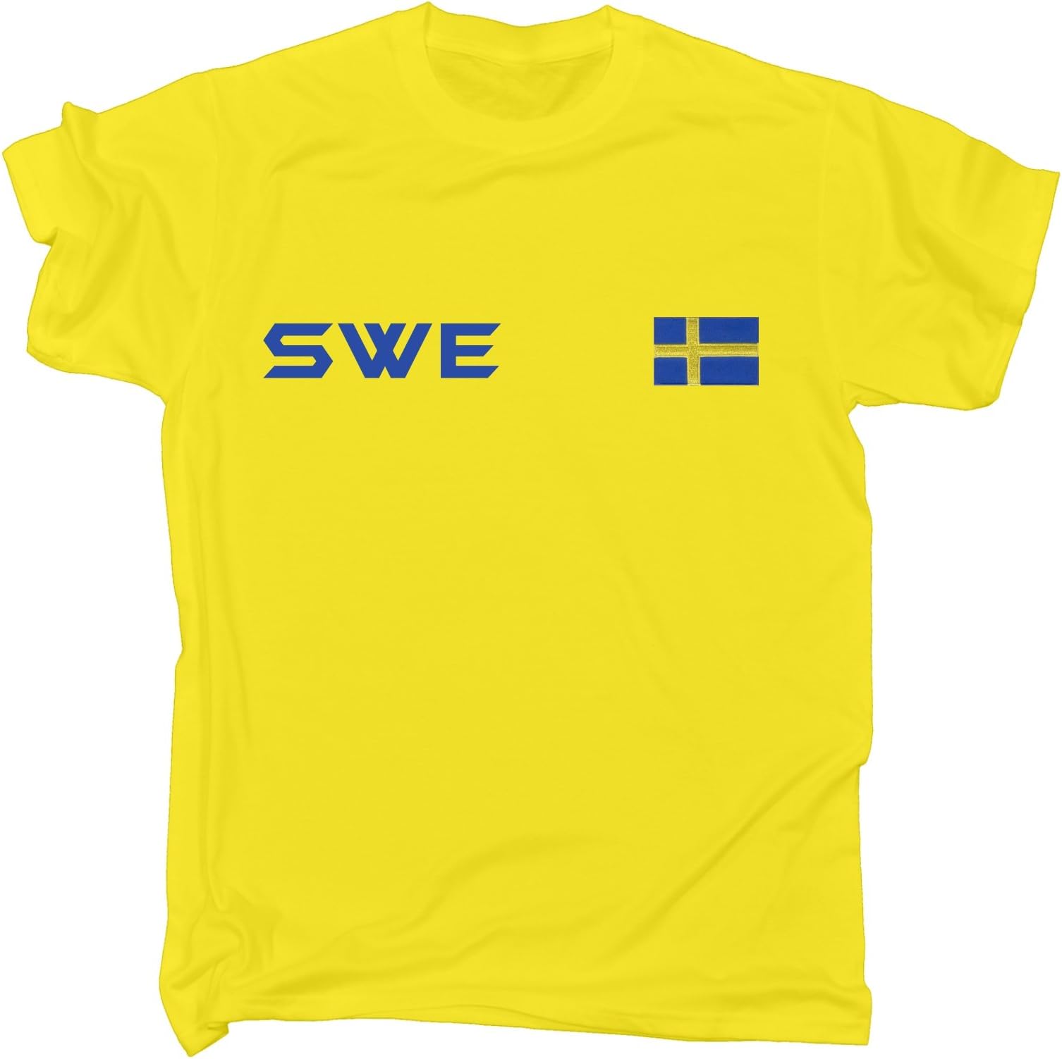 Funny Novelty - Sweden Sverige Supporter T-Shirt Swedish Fan Tee Flag T Shirt Men's Tshirt