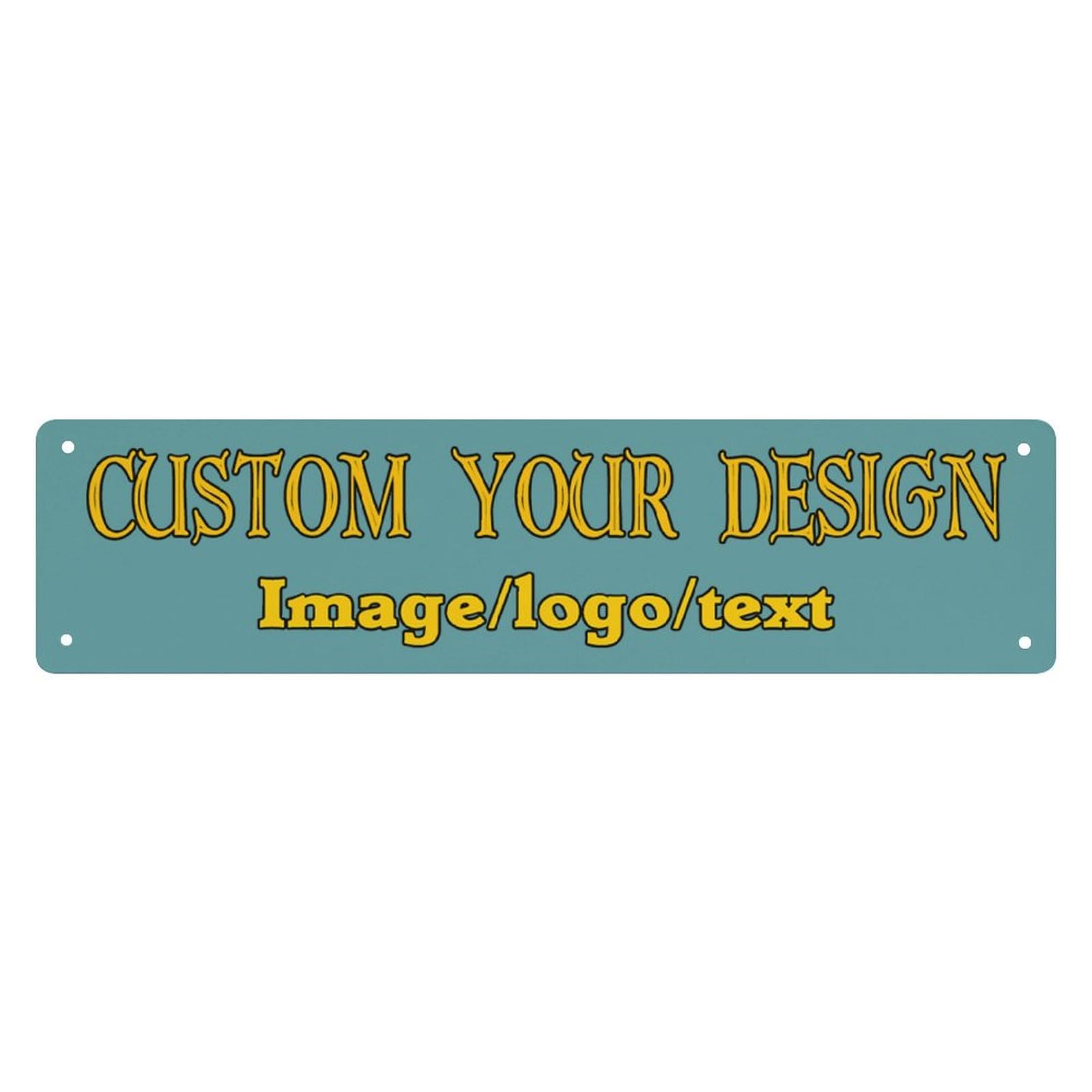 Custom Sign Outdoor Metal Add Your Own Design Customized Signs Street Plate Signs Bar Cafe Restaurant Shop Decor Wall Road Art Decor Personalized