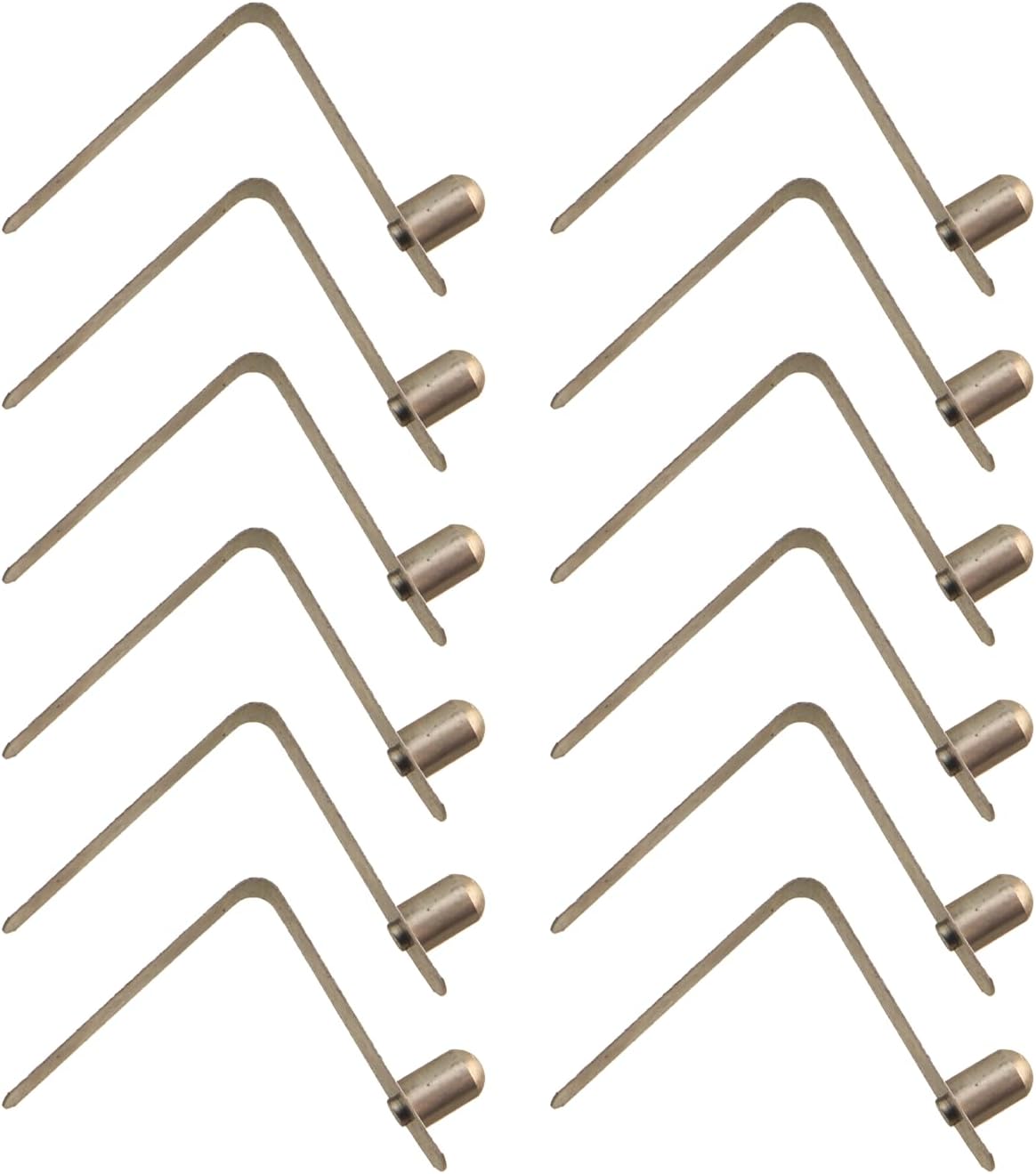12PCS Stainless Steel V Type Spring Clip 6x9mm Inner Tube Positioning Snap For Outdoor Tents Push Type Spring Clamp Kayak Paddle Lock Pin