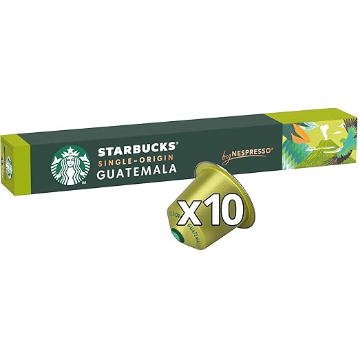 STARBUCKS Single Origin Guatemala Coffee Pods 10 Capsules