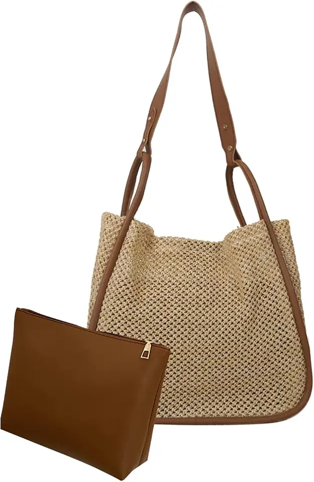 Excefore Shoulder Leather Cosmetic Crochet