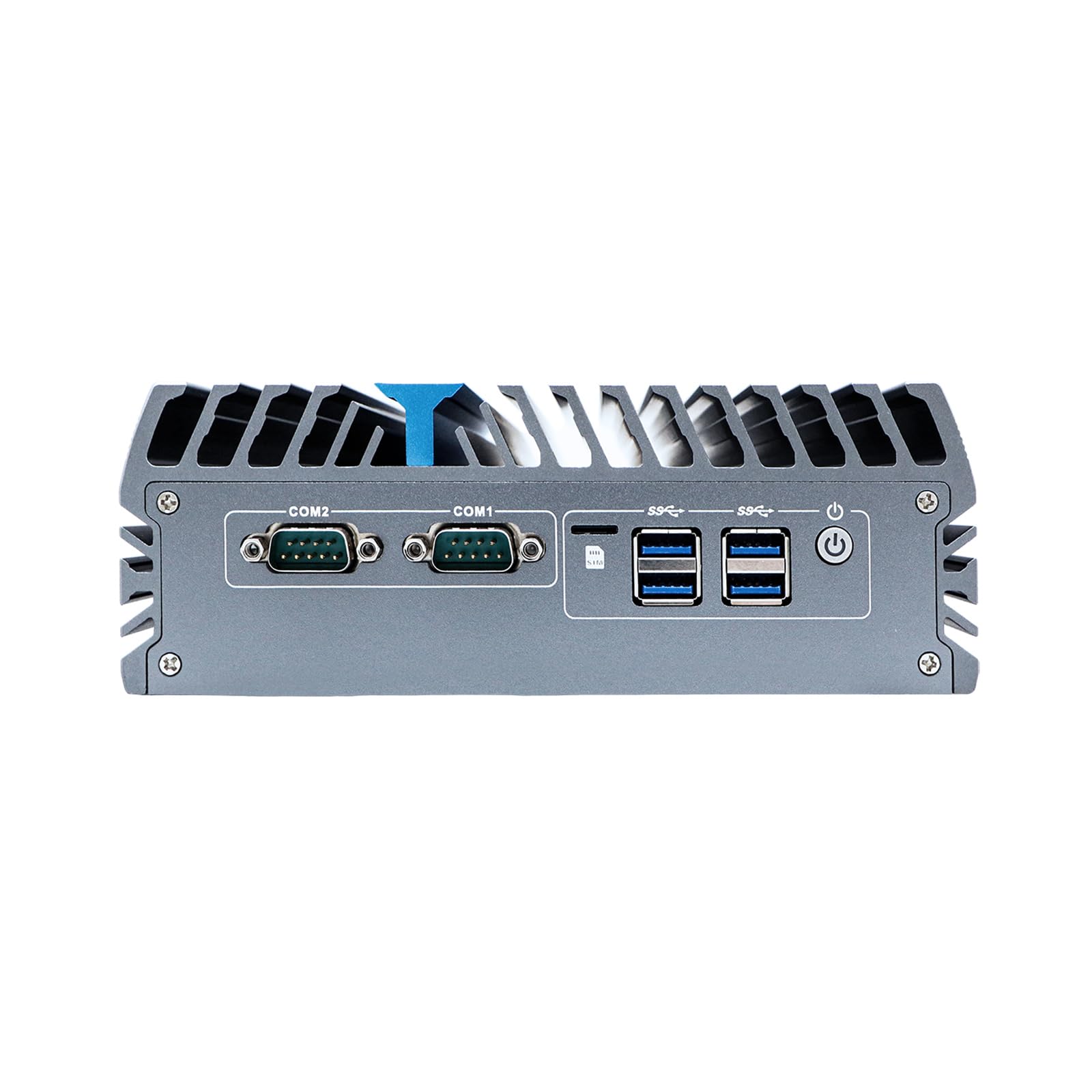 Embedded Industrial Computer, Mini PC, I7 1255U, Windows 11 / Linux Ubuntu, IX21, 3 x HDMI, 3 x LAN, SIM Slot, Expandable GPIO 9～36V Wide Voltage Power, 32G RAM, 512G SSD