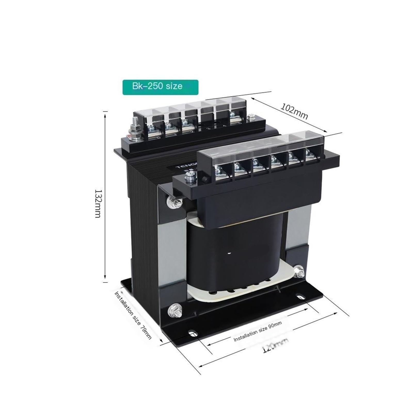 Trasformatore di controllo for macchine utensili, trasformatore di isolamento monofase da 220 V a 24 V 250 VA for controllo industriale