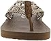 Skechers Cali Women's Meditation-Ocean Breeze Flip Flop, Brown, 6 B - Medium