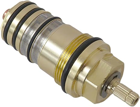 [2026 New] All-Brass Thermostatic Cartridge Replacement for Hansgrohe 94282000 3/4", Upgraded Brass Version for Ecostat Classic/iBox/ThermoBalance Systems by Suifaqi