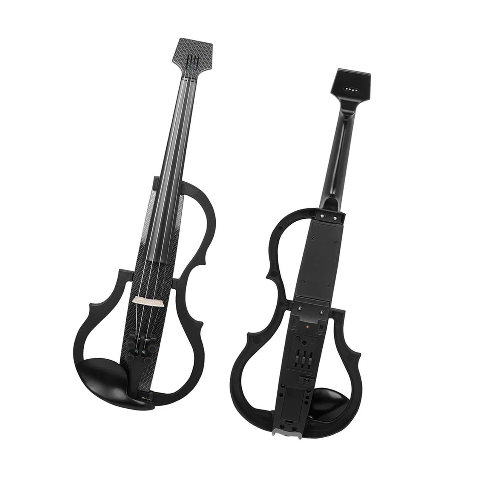 Violini Acustici Violino Elettrico Silenzioso 4/4 Con Struttura In Fibra Di Carbonio E ABS Inclusi Accessori