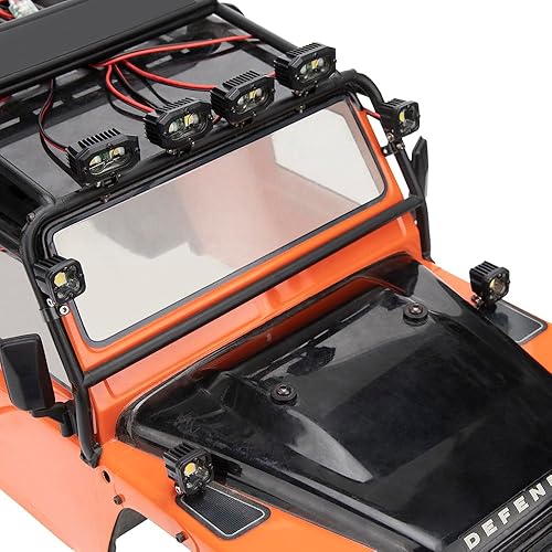 Miniatura 8 de Luces LED brillantes para coche RC para 110 RC Crawler Axial TRX4 TRX6 SCX10 III AXI03007 Wraith YK4082 (D1-4)