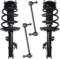 Vista 71 de Detroit Axle - Kit de puntales delanteros para Volvo C30 C70 S40 V50, 2 puntales muelle helicoidal 2 estabilizador, barra estabilizadora, enlaces