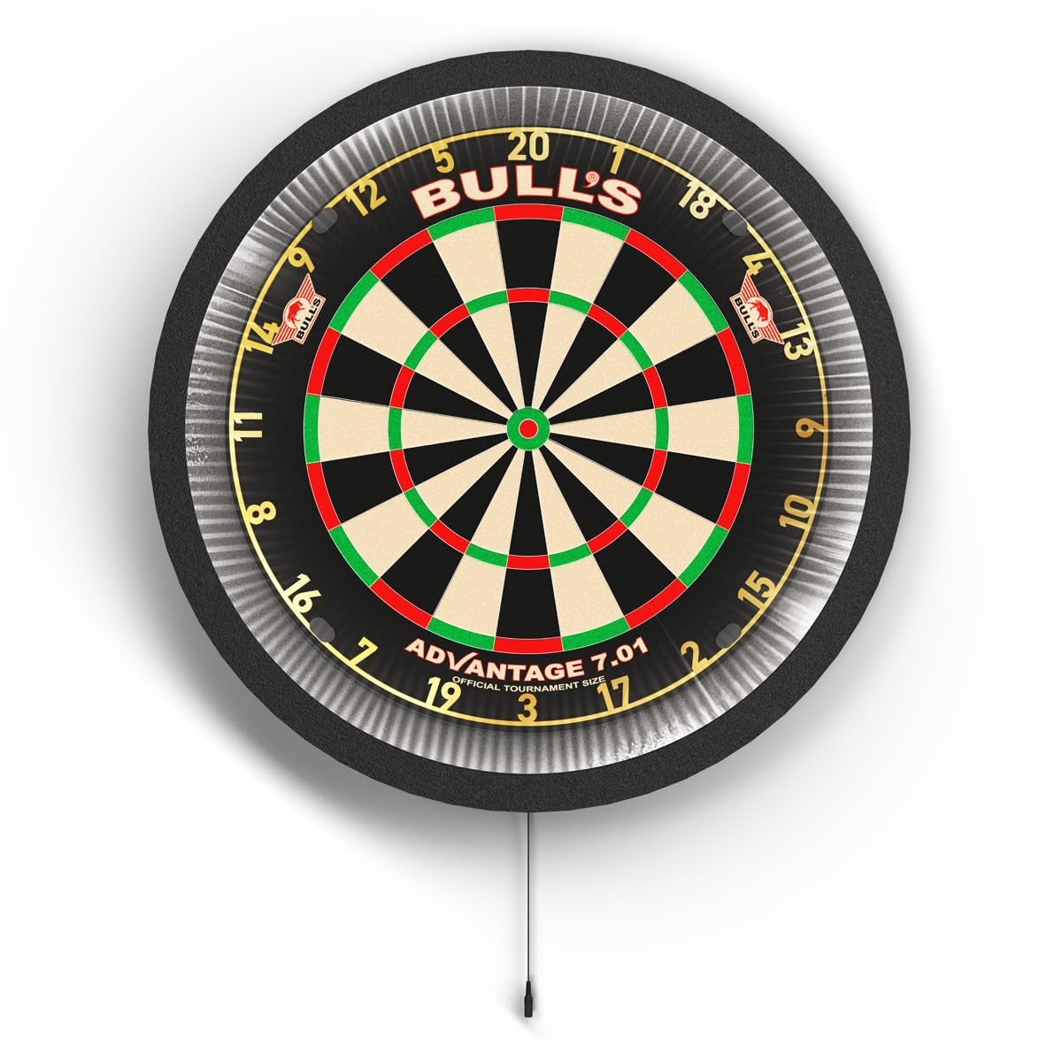 Bull's Lumo 2 Dart LED Ring Lighting - 360° Dart Board Light with Wall Protection & Surround - Ring Lighting Accessory Darts Bull's Lumo 2 Dart Lighting LED Ring