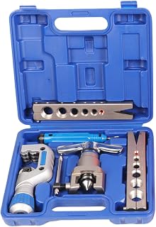 Ergonomic refrigerated copper pipe primer extractor with anti-slip handle and storage box for precise flare operation of air conditioning