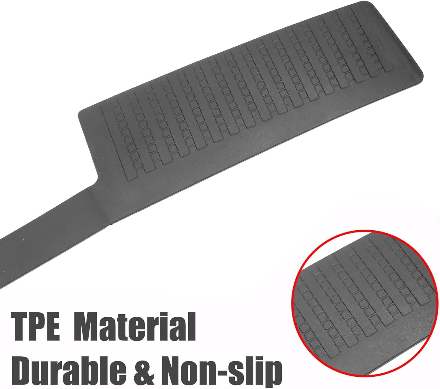 Rear Bumper Guard Compatible with Bronco Sport 2025 2024 2023 2022 2021, Trunk Door Entry Sill Protector Cover Trim Accessories