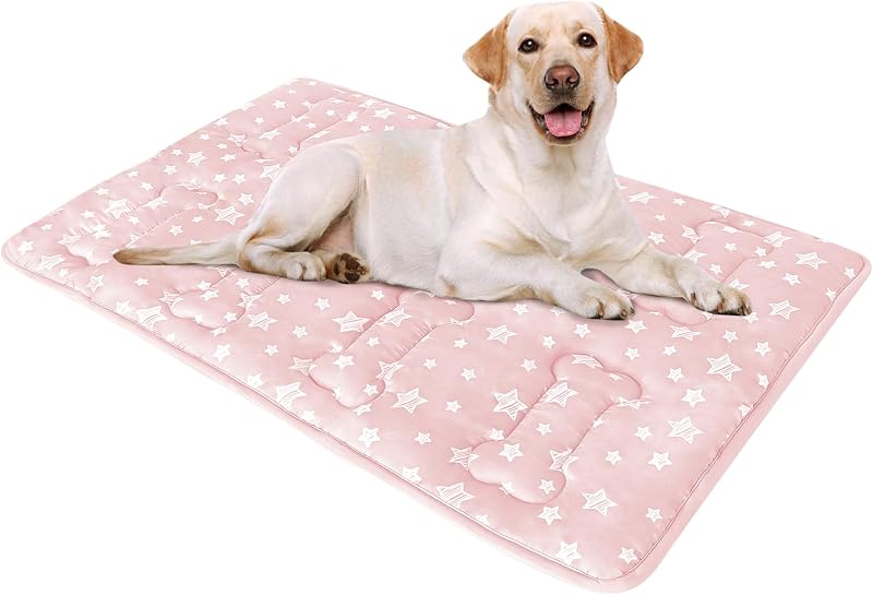 Tapete para Cama e Caixa de Transporte para Cães Moonsea com Estampa de Estrelas 91,44 x 58,42 cm