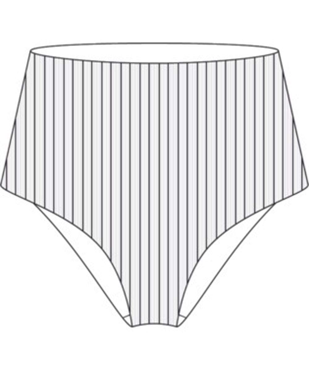 Hurley W Radial High Waist Mod SF Btm Parte De Abajo Bikini Mujer