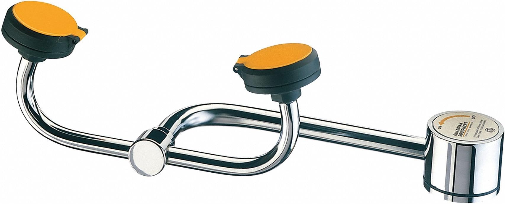 Guardian G1774 Chrome Eye/Face Wash, Deck/Right Hand Mounted, Auto-Flow, 90 Degree Swivel